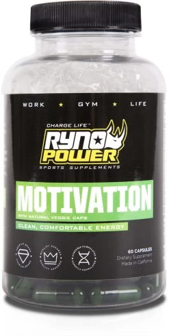 Ryno PowerMotivation Pre-Workout Focus Capsules